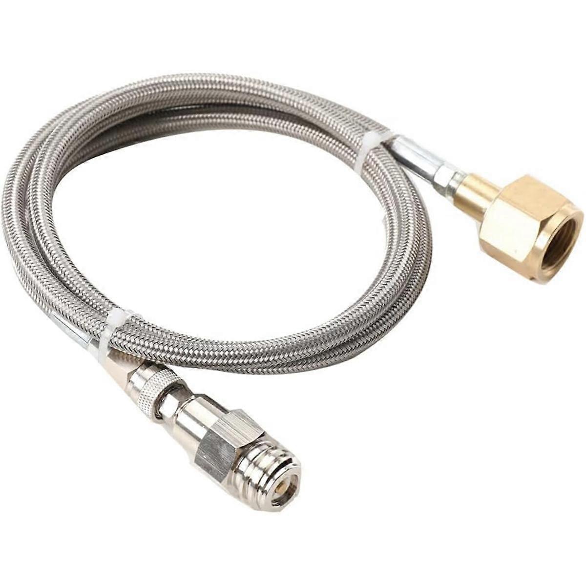 Adattatore CO2 Tubo ad alta pressione per gasatori d'acqua domestici blu Tubo di trasferimento CO2 da 1,5 m