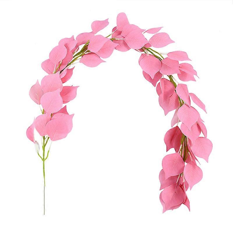 1M Artificial Fake Eucalyptus Plants Green Garland Rattan Vines Branches Table Wedding Party Wall Hanging Home Garden Decoration