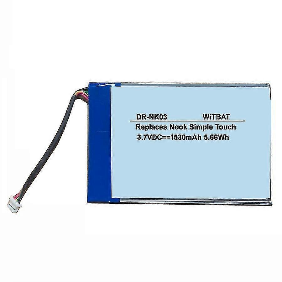 compatible with Nook Simple Touch E-reader Battery Mlp305787 S11nd018a