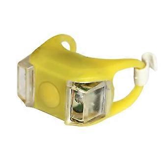 Bike Led Flash Lights Silicone Head Front Rear Wheel Waterproof Safety Lamp Green Taillights Bicycle Cycling Accessories