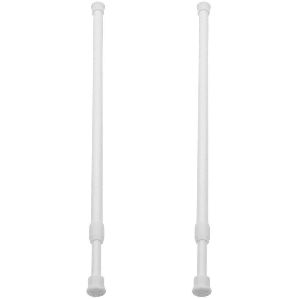 2pcs Window Security Bar Telescopic Spring Tension Rod Closet Rod Curtain Bar