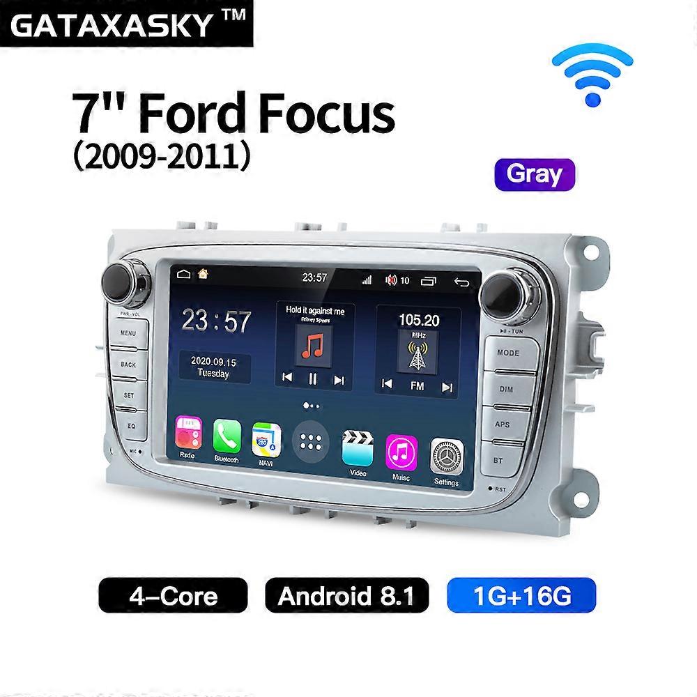 GATAXASKY Auto Auto Radio Für Ford Focus 2 S-Max 2009-2011 7 '' Multimedia Carplay Android Radio Player WIFI Gps Navigation