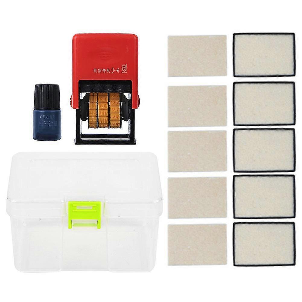 Adjustable Date Coding Machine Abs Highly Rigid Plastic Manual Printing Production Tool