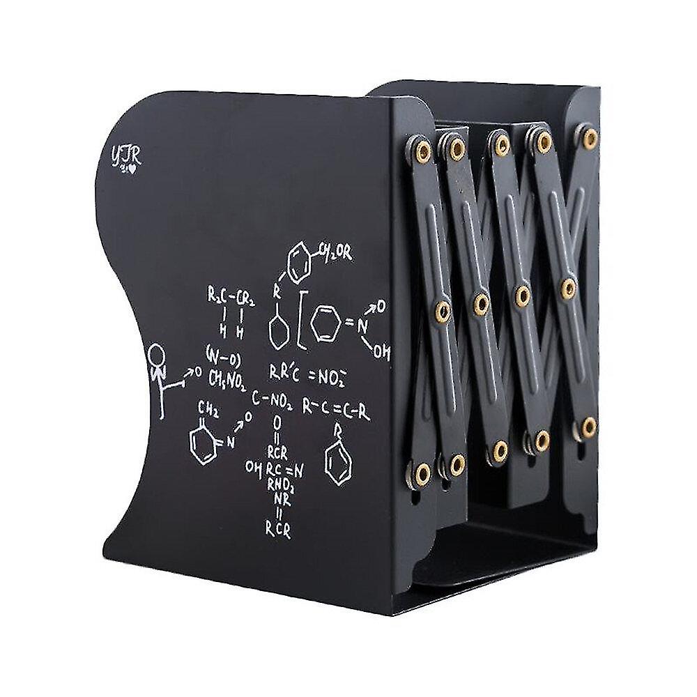 Bookends Support Stand Holder Shelf Adjustable Bookrack Organizer Retractable