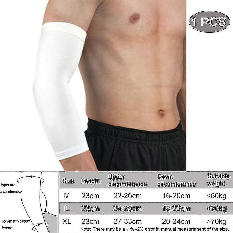 Breathable Quick Dry Uv Protection Running Arm Sleeves Basketball Elbow Pad Fitness Armguards Sports Cycling Arm Warmers-3 Szkyd
