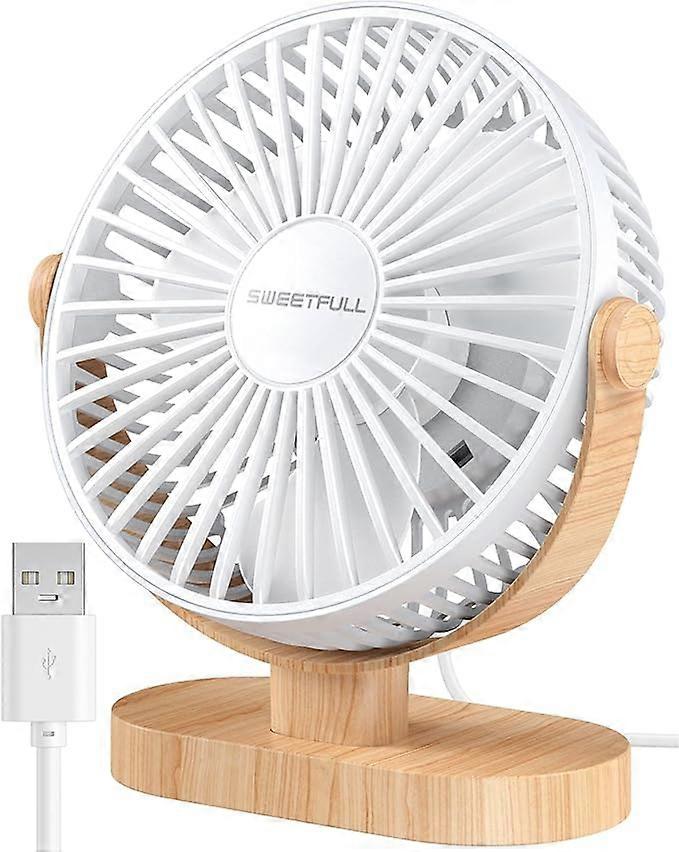 3 Speeds Quiet Portable Desktop Table Fan