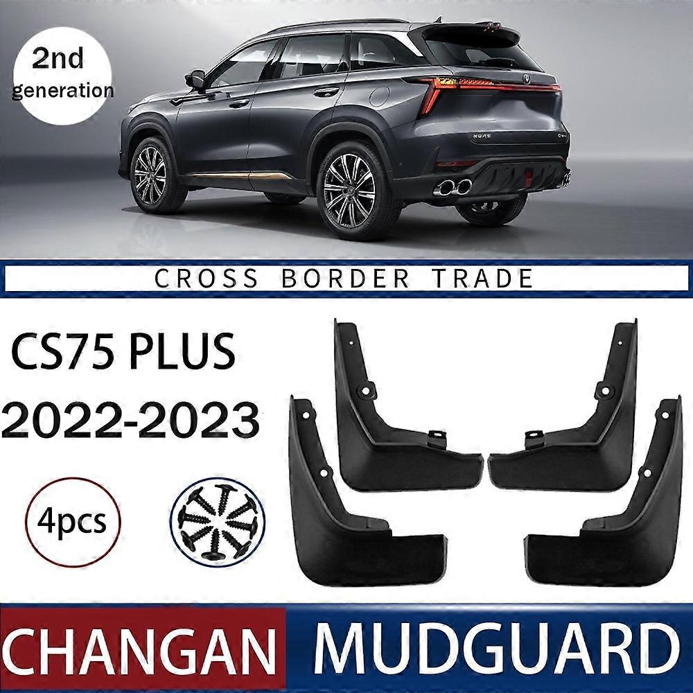 For Changan Second Generation CS75 Plus Splash Guards Mud Car Accessories Flaps Mudguard Protector