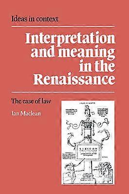 Interpretation and Meaning in the Renaissance