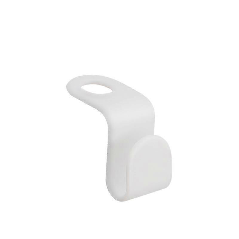 3 Hanger Connection Hooks Wardrobe Space-Saving Artifact Multifunctional Clothes Rack Superimposed Creative Storage Plastic Hooks, White