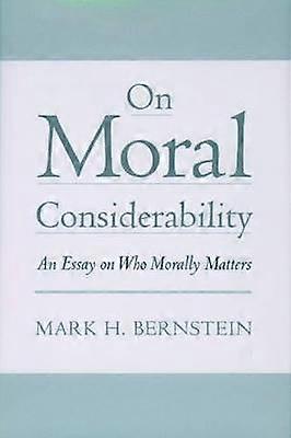 On Moral Considerability