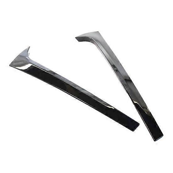 2Pcs Rear Window Black Spoiler Anti-scratch Durable Side Bright Car Styling Window Splitter for