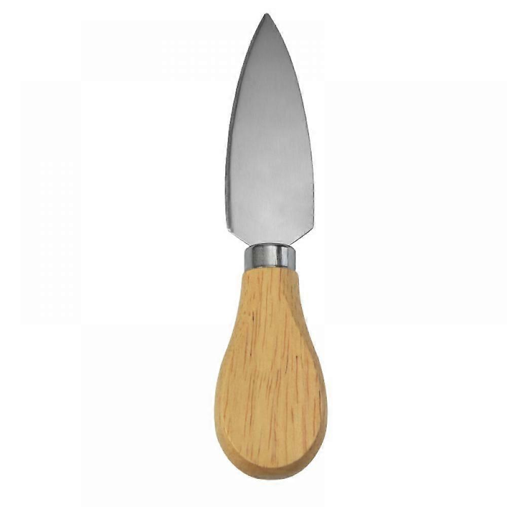 Acier inoxydable, caoutchouc, manche en bois, quatre pièces, ensemble de couteaux à beurre, ustensiles de cuisson ménagers