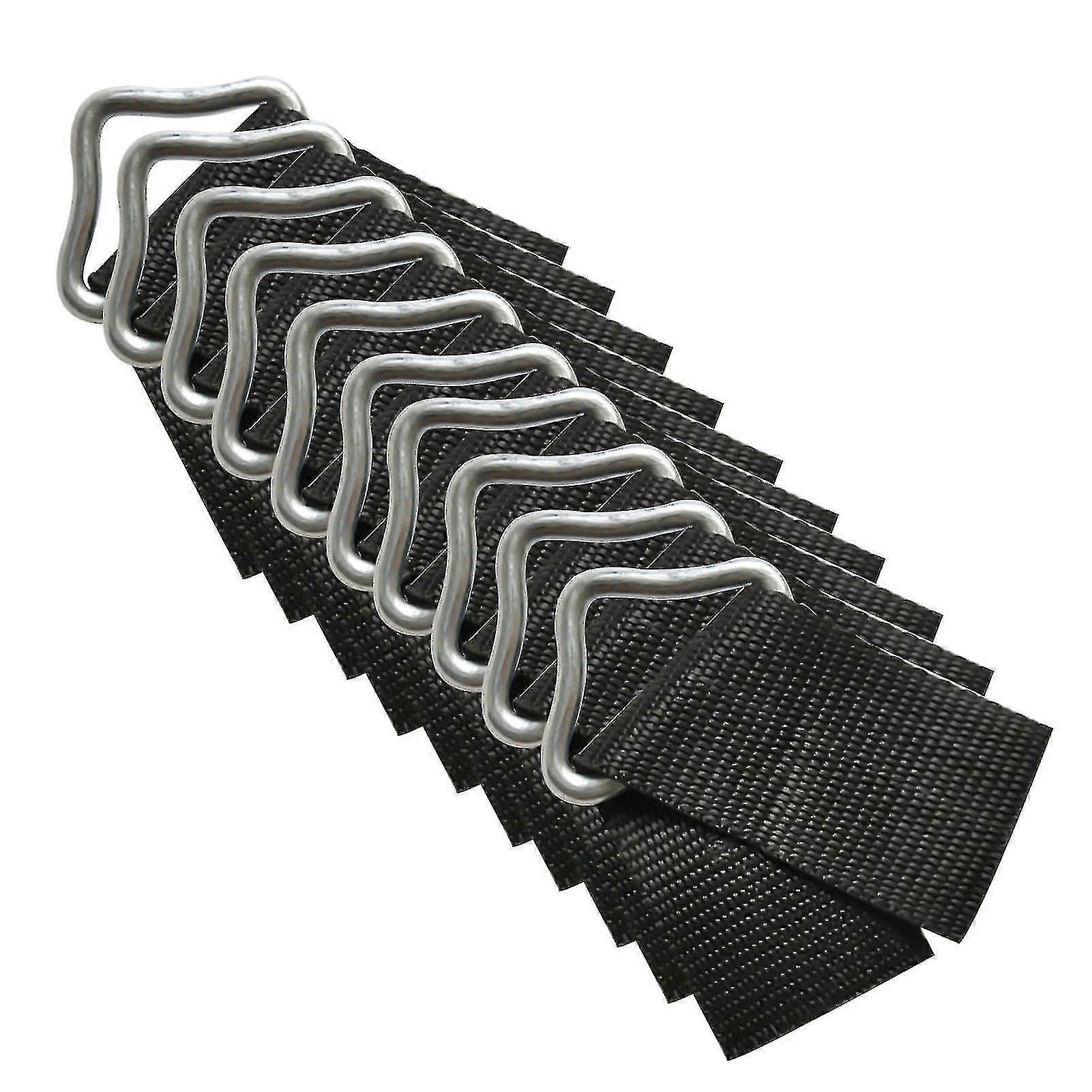10 stk Quick Connect Trampoline Triangle Ring V-ringer High Strength Buckle Spring New Cy