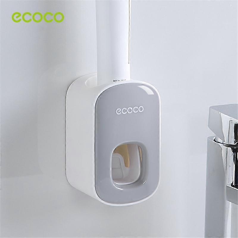 Automatic Toothpaste Dispenser Dust-proof Toothbrush Holder Wall Mount Stand Bathroom Accessories Set Toothpaste Squeezer MYY