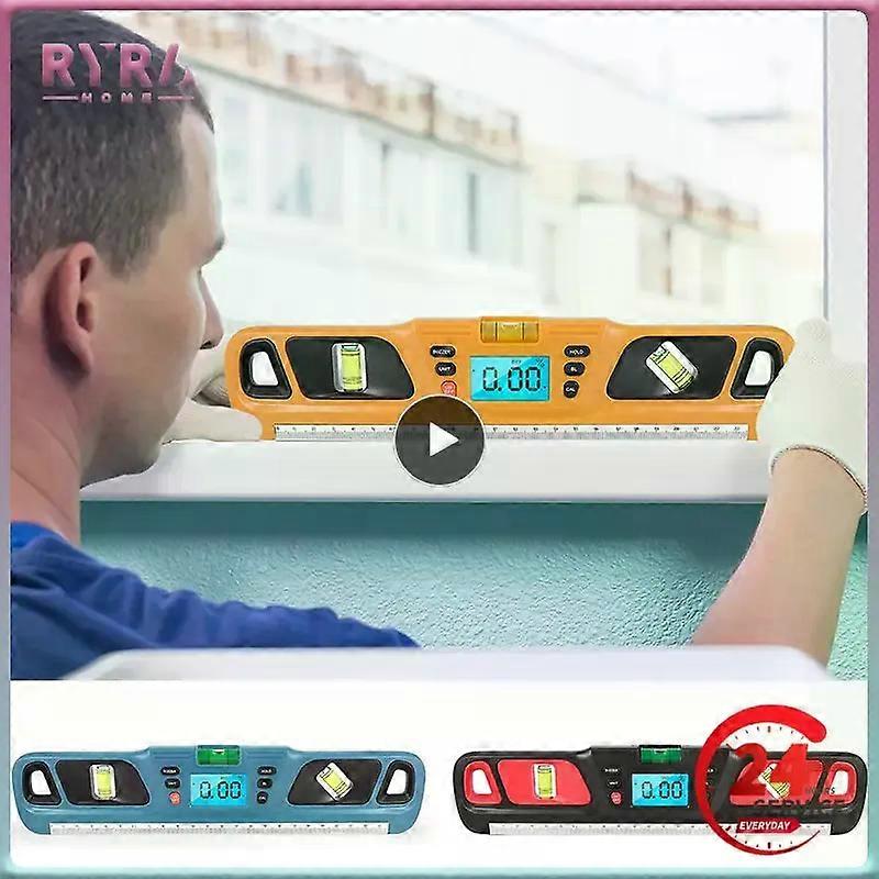 Digital Spirit level Inclinometer Horizontal Scale Ruler Bubble Electric Level 360 degree Angle Finder Protractor