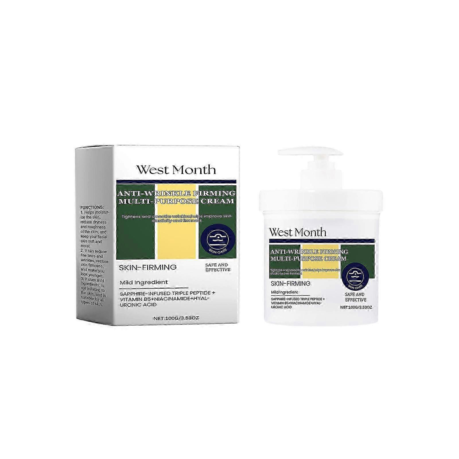 Advanced Firming & Wrinkle-Reducing Cream, Skin Firming Rejuvenating Cream, Anti-Wrinkle Hydration Multi-Purpose Cream for All Skin Types