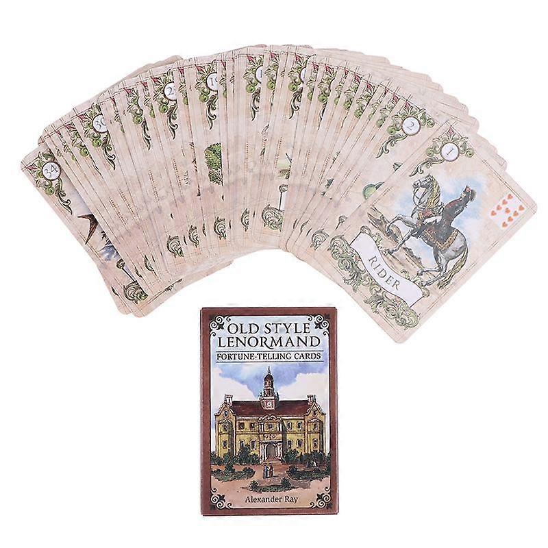 Old Style Lenormand Oracle Card Tarot Card Party Prophecy Divination Board Game