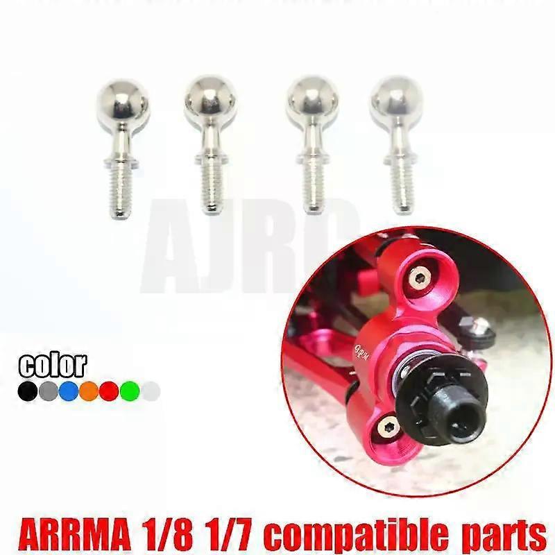 ARRMA KRATON, SENTON, TALION, OUTCAST 45# steel hardened front steering wheel fixed ball joint control ARRMA-AR330197