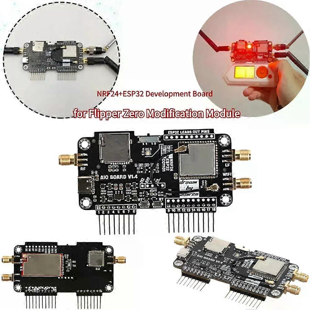 for Flipper Zero Modification Module NRF24+ESP32 Development Board 24G High Gain CC1101 Support NRF Sniffer Mousejacker