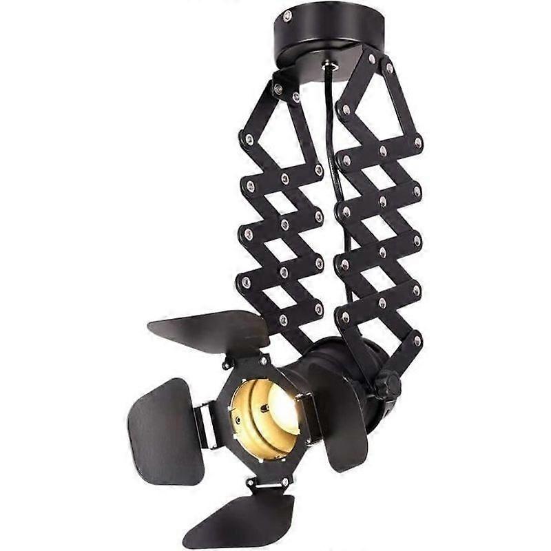 Industrial Ceiling Light E27 Retro Metal Ceiling Spotlight 5W Warm White Light with Light Source