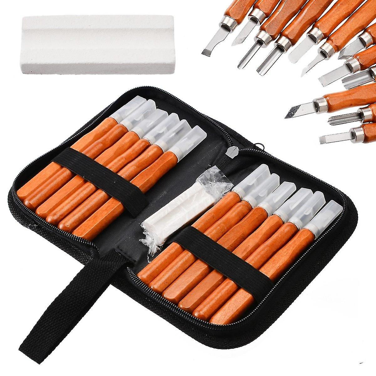 Træskærerknivskulptur, håndværksskærerværktøjer