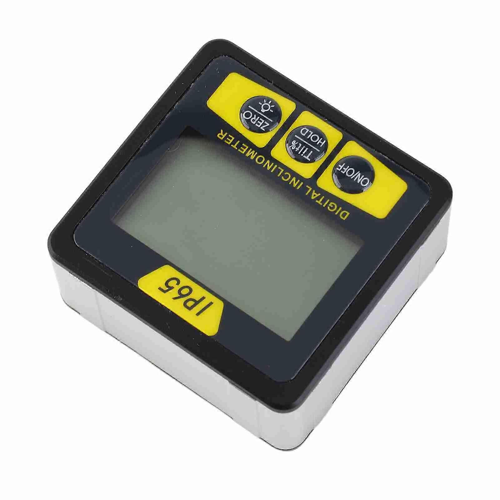Magnetic Digital Level and Angle Finder Versatile Mini Inclinometer LCD Display with Backlight Bevel Gauge IP65 Water Resistant