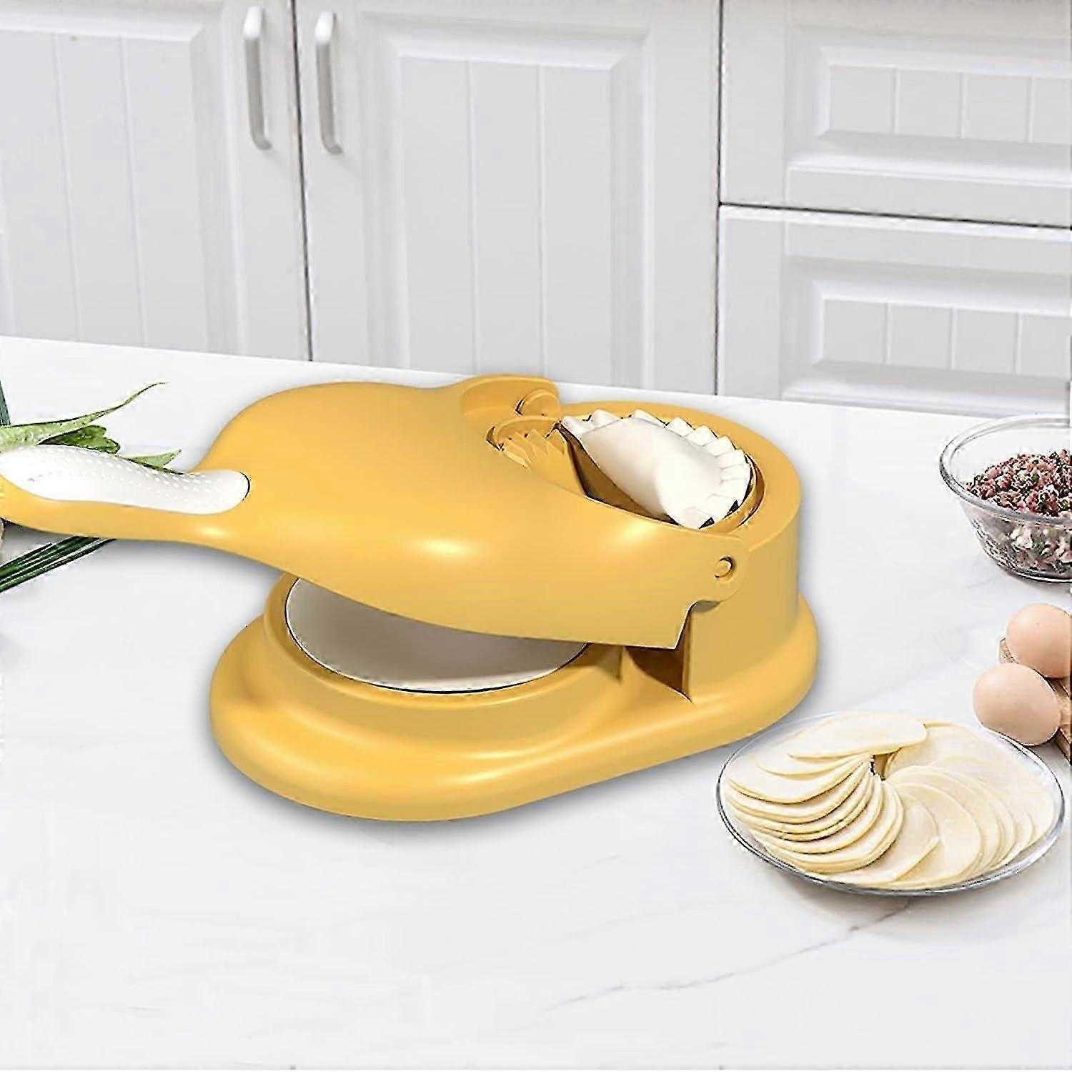 high quality2 In 1 Dumpling Maker, Kitchen Dumpling Making Tool, Dumpling Mould Print, Dumpling Skin Maker Dumpling Moulds
