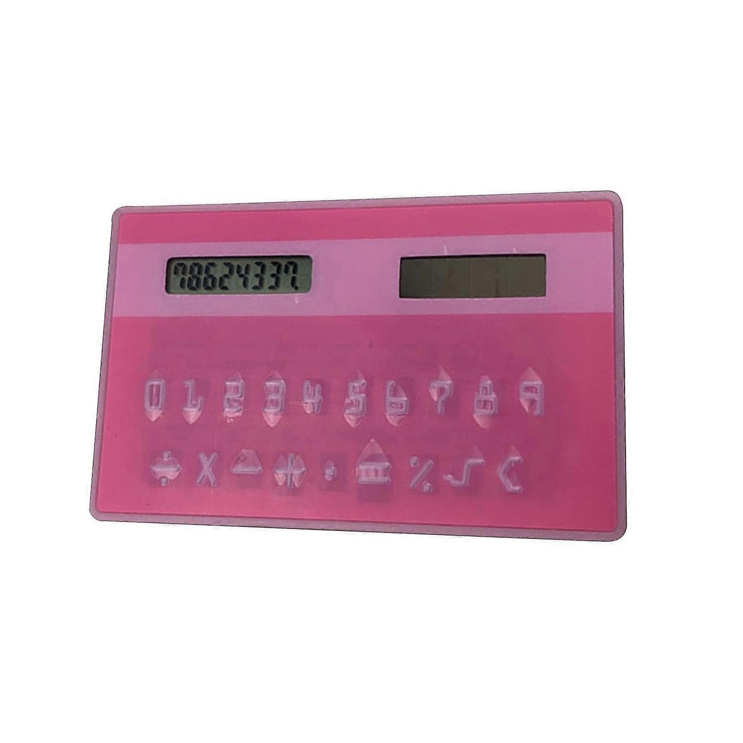 Student Calculator Creative High Accuracy Solar Powered 8-Digit Display Mini Calculator School Suppl