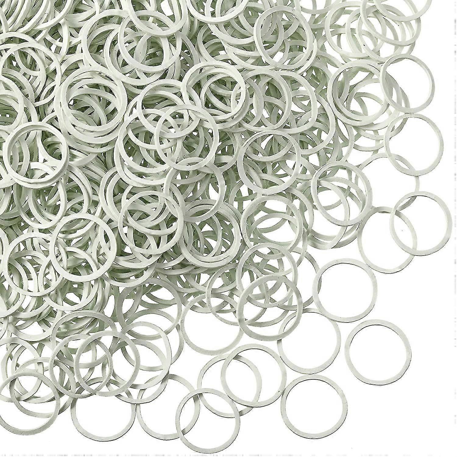 1000 Mini élastiques élastiques souples pour cheveux d’enfant tresses cheveux cheveux (blanc)