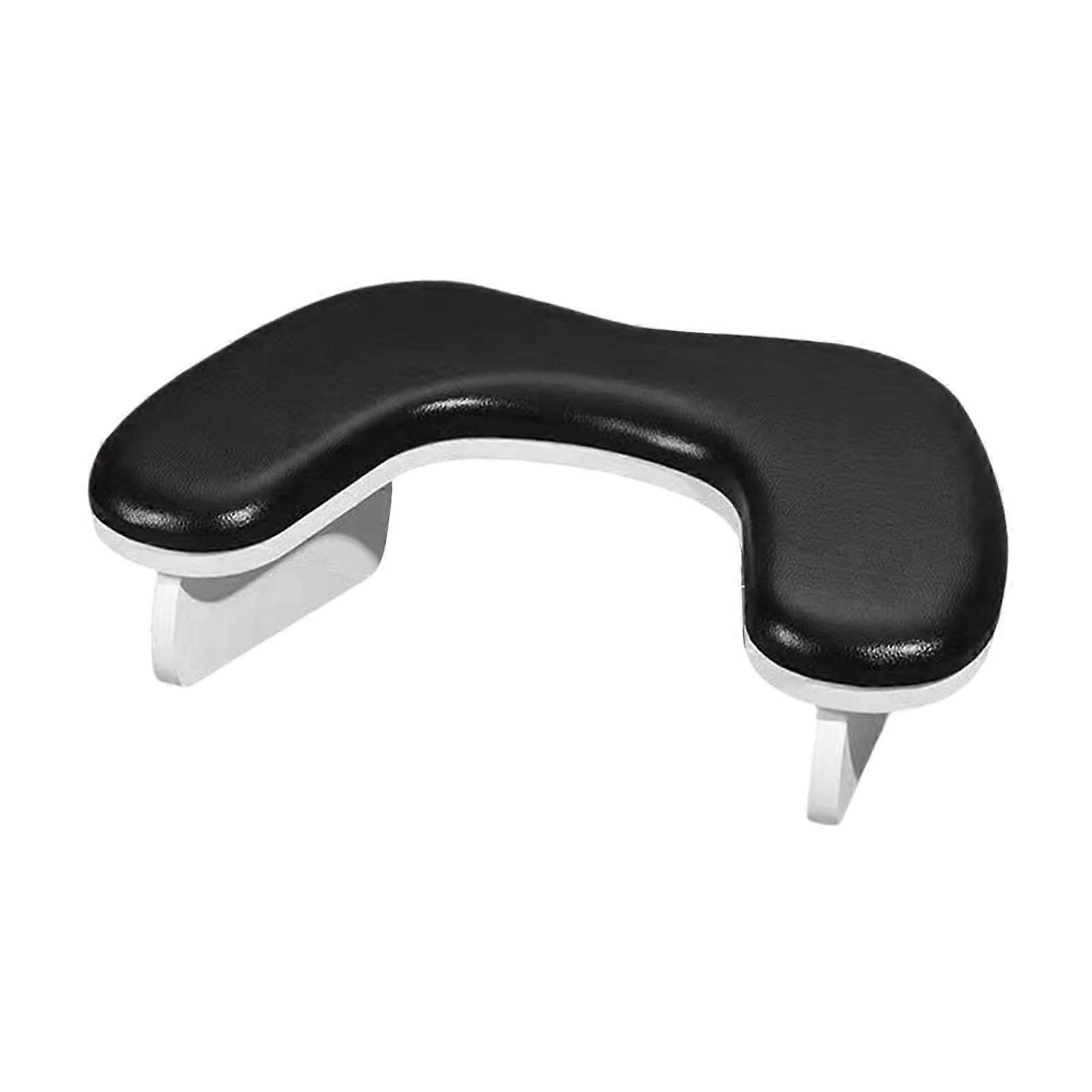 Ongle Accoudoir Oreiller Manucure Repose-Main Outil de beauté U En Forme PU Cuir Nail Noir