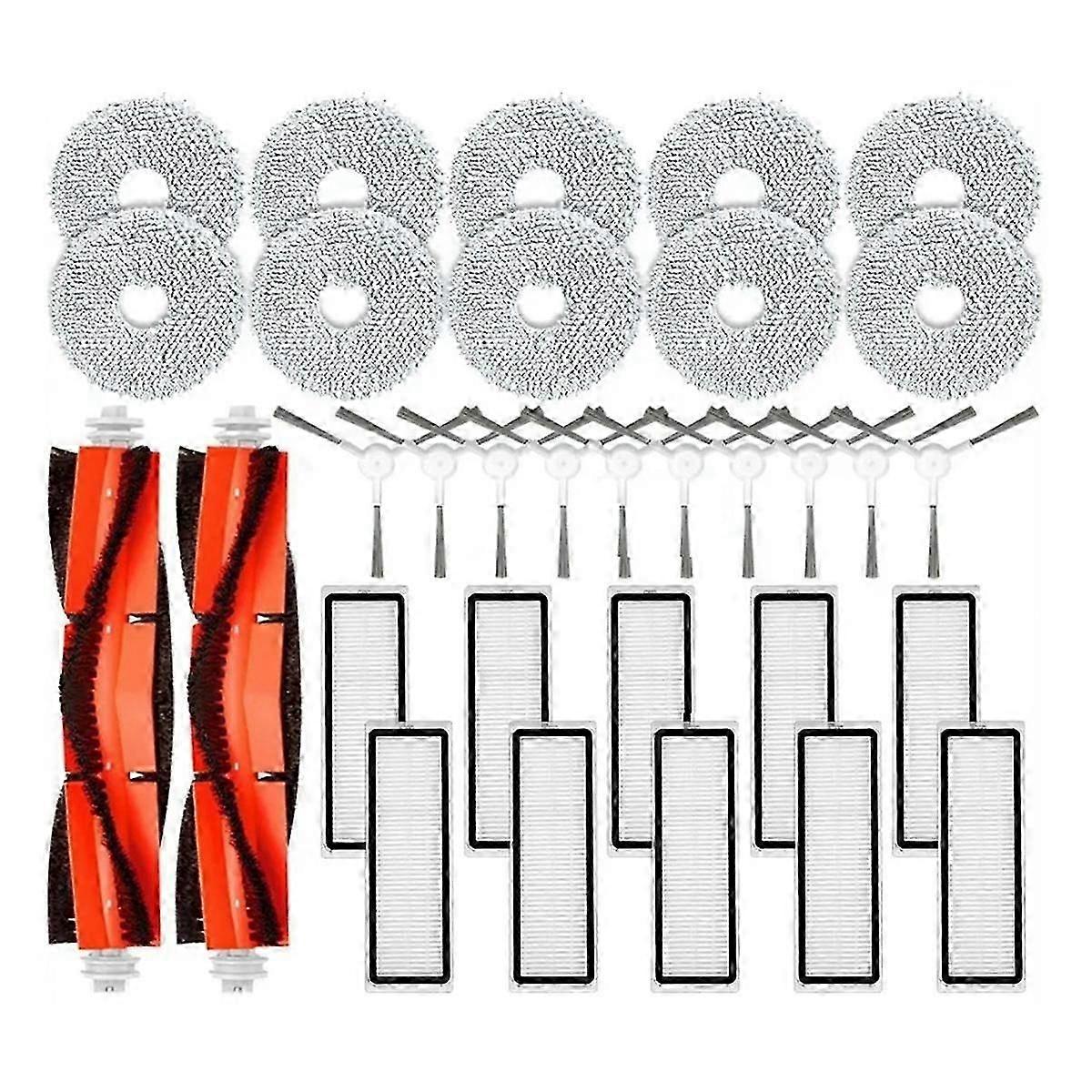 For Robot Vacuum S10+ / S10 Plus B105 Spare Parts Accessories Main Side Brush Hepa Filter Mop Rag Cloth js