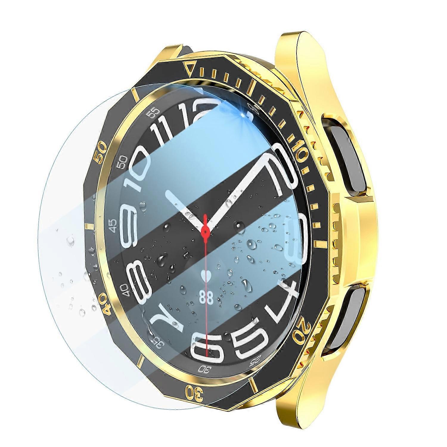 For Samsung Galaxy Watch 6 Classic 43mm Case Hard Glass Bezel Ring