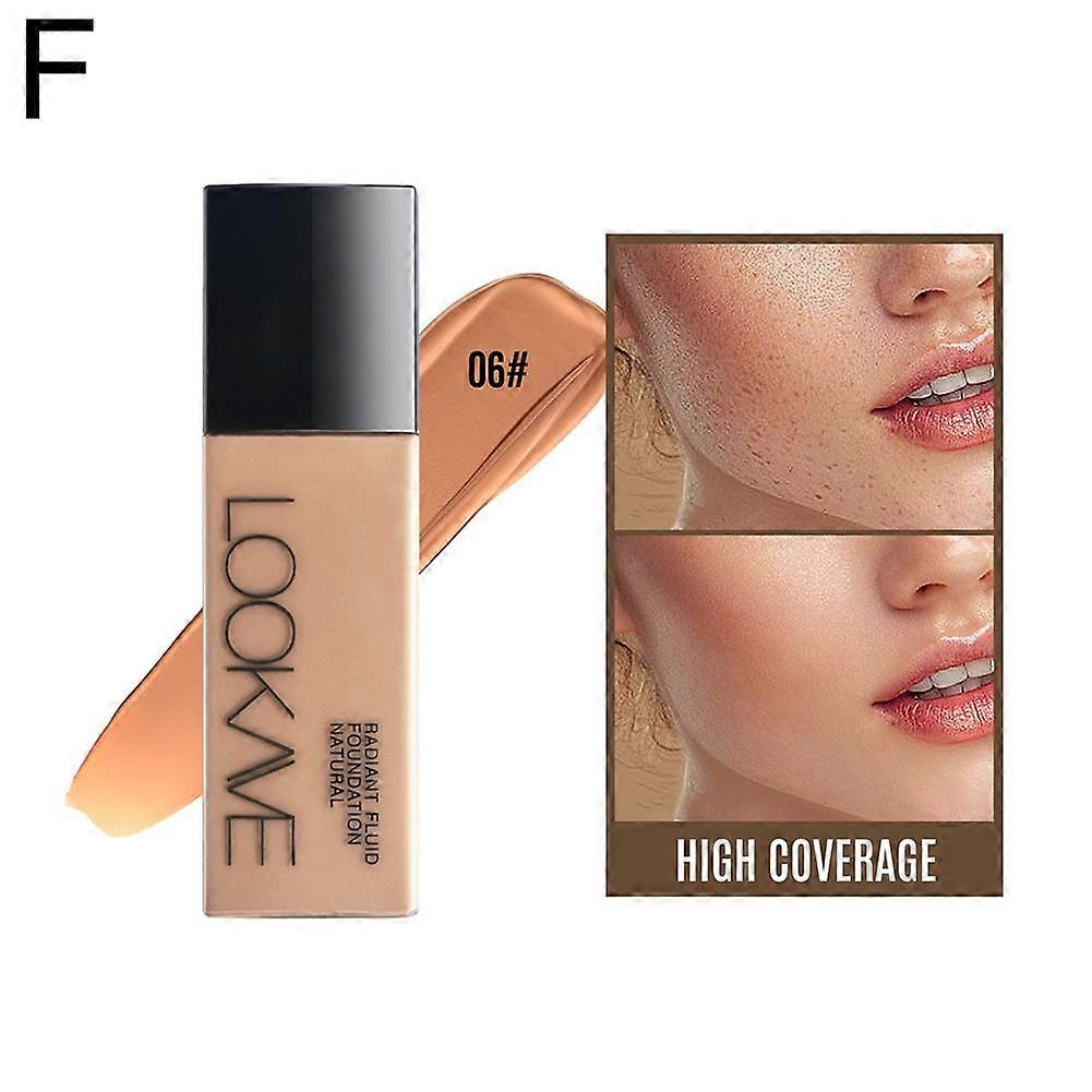 Matte Liquid Foundation Waterproof Moisturizing Brightening Full