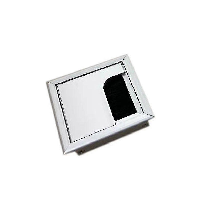Aluminium square / rectangle desk computer wire cable outlet insert hole