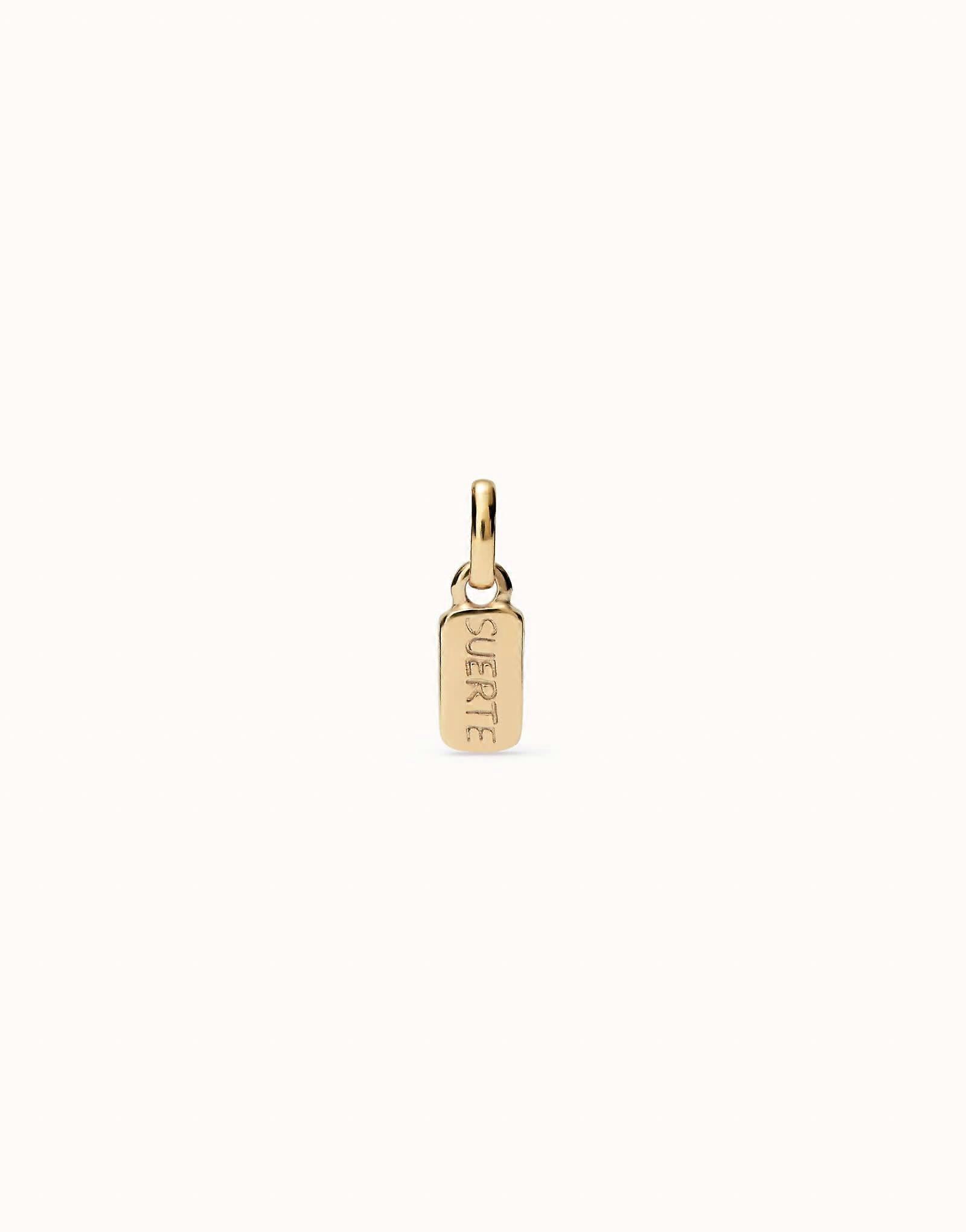 18k Gold Plated Hazte Gold Suerte (Luck) Charm CHA0258ORO0000U