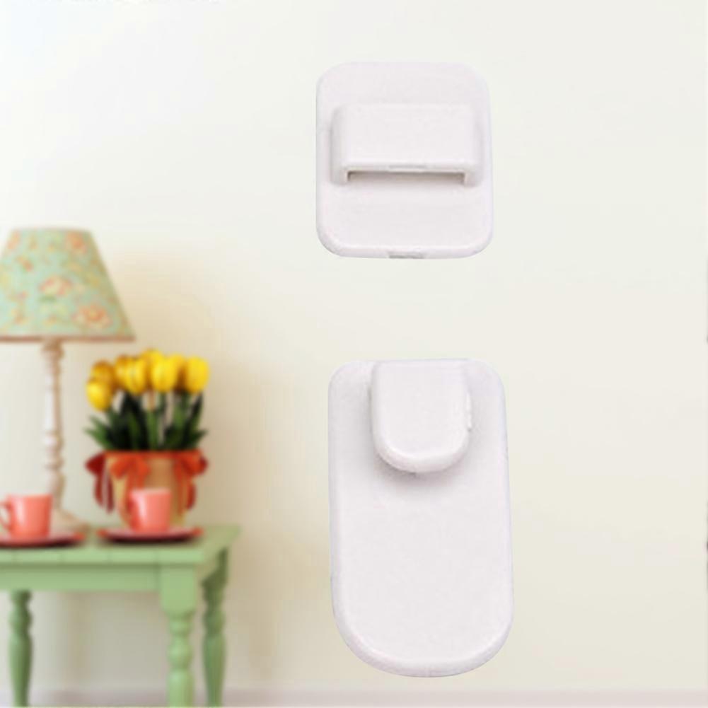 4Pcs TV Remote Control Hook Strong Adhesive Wall Hanger Set