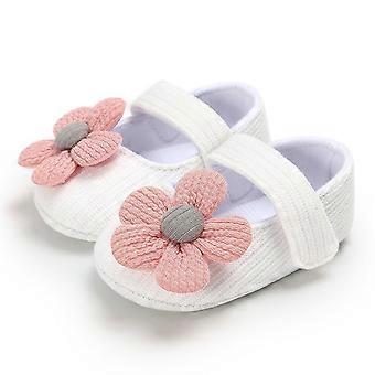 Baby Baby Jongens Meisjes Schoenen Effen Kleur Peuter Jurk Schoenen Prinses Schoeisel Eerste Stap Wandelen Schoen Douche Gift Wit