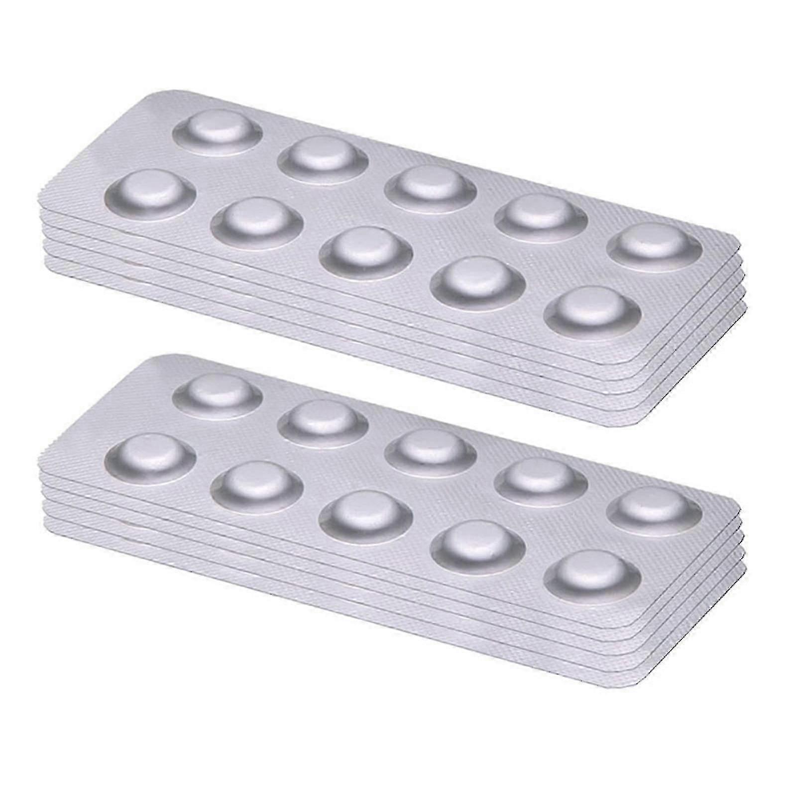 100pcs Clean Effervescent Tablets Quick Dissolving Pool Cleaning Portable Concentrated Fast Testing Chlorine Test Tablets For Swimming Pool