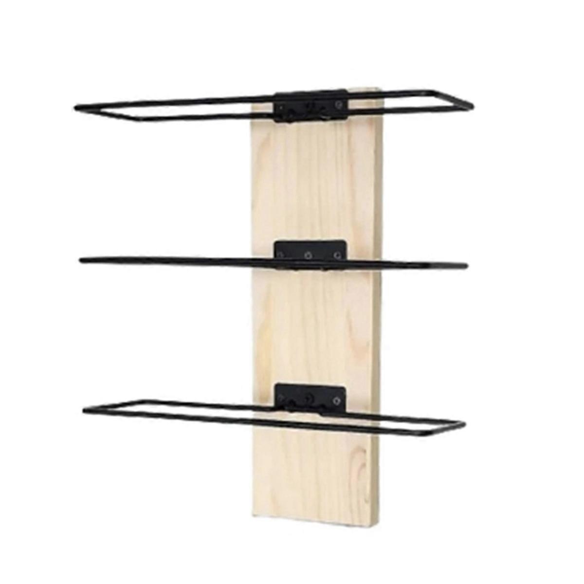 Stylish Wall Mounted Wine Stand Holder Convenient Wine Holder, A