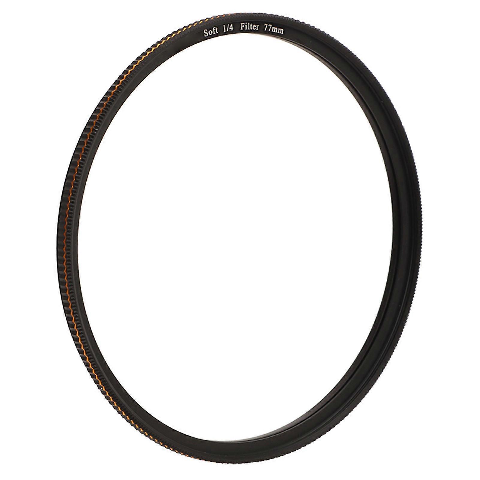 Soft Diffusion 1/4 Filter Mist Dreamy Cinematic Effect Filter Matte Frosted Optical Glass Filter for DSLR Camera Micro Lens 77mm