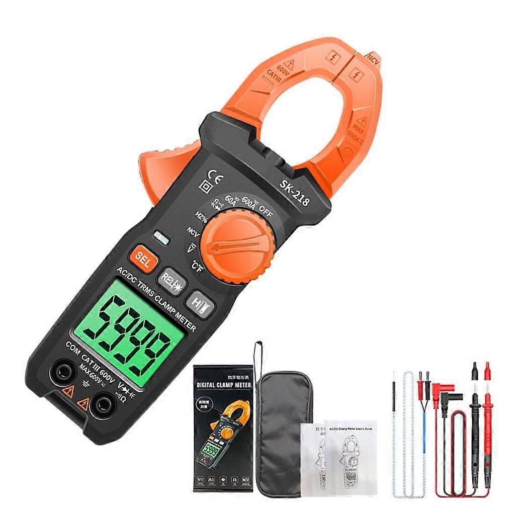 SK-218 Portable 600A Clamp Meter with Data Hold Function for Easy Measurements