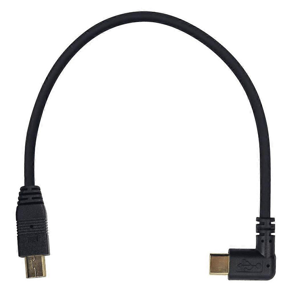 Mini USB to Type C Data Transfer Cable for Cameras and Phones Connector