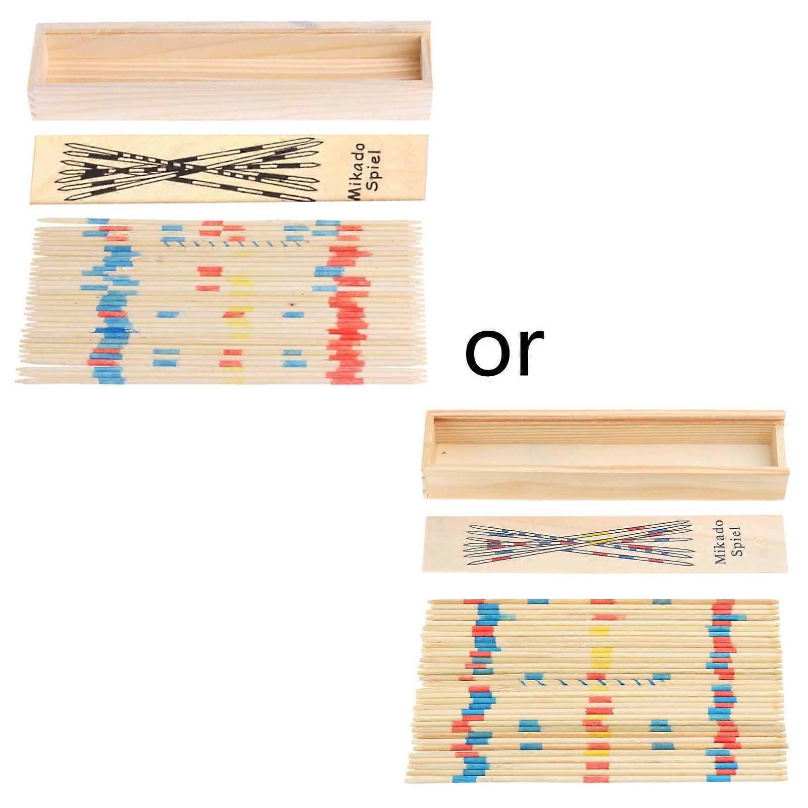 Traditional Wood Pick Up Set Traditional Game With Box Toy Multicolor