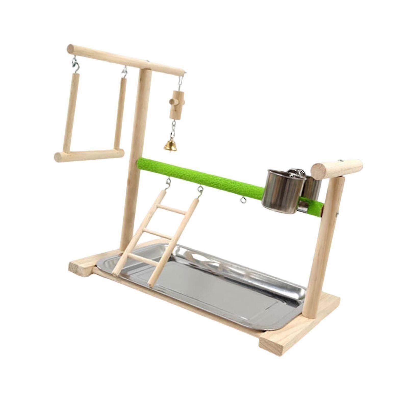 Bird Play Stand Activity Center Bird Playground for Lovebirds Macaw Cockatoo