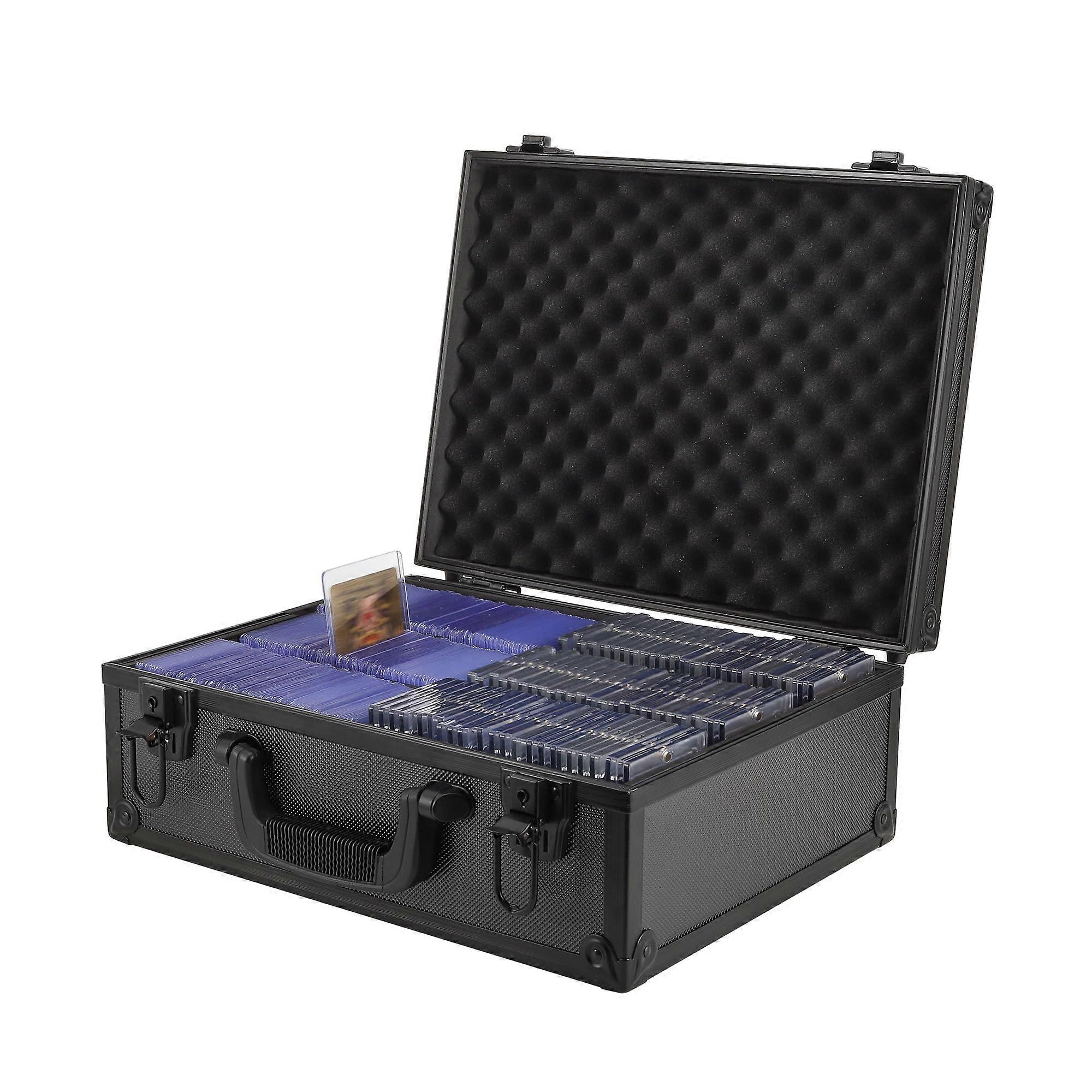 Rigid Toploader Storage Box for Sports Card Storage Holds 600+ Toploaders