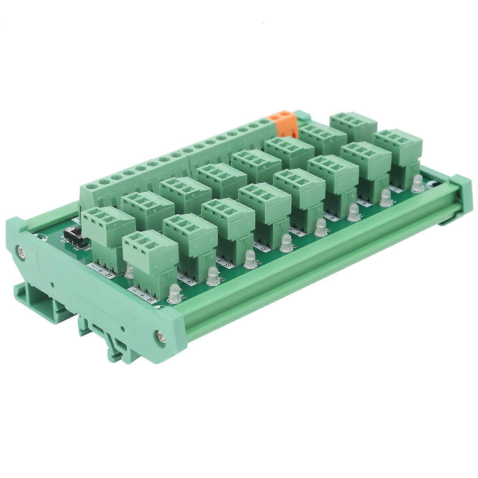 Terminal Block 3-Wire 16-Channel Acquisition Board KP-16L-Gther C 0.5A for 20-26AWG