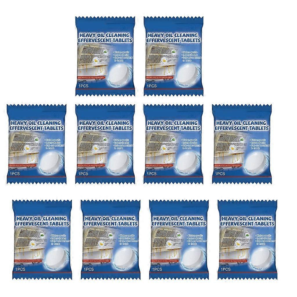 Household Kitchen Grease Cleaner Effervescent Tablets Range Hood Oven Cleaning