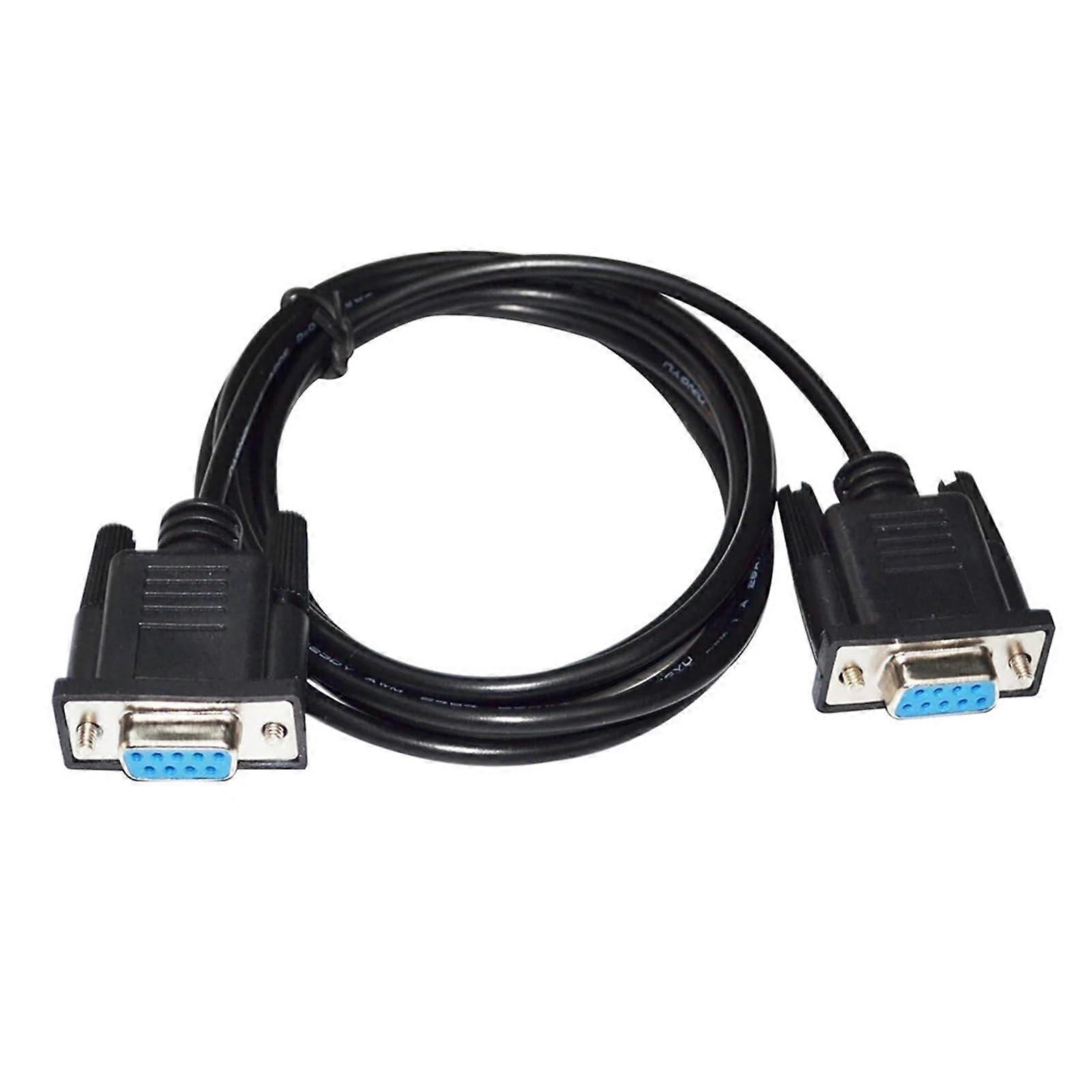 RS232 D-SUB 9 PIN DB9 FEMALE to FEMALE ADAPTER CABLE for TOUCH SCREEN(1.8M)