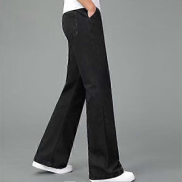 New Summer Thin Mens Flared Leg Jeans High Waist Long Flare Jeans for Men  Jeans Hommes Bell Bottom Jeans Men