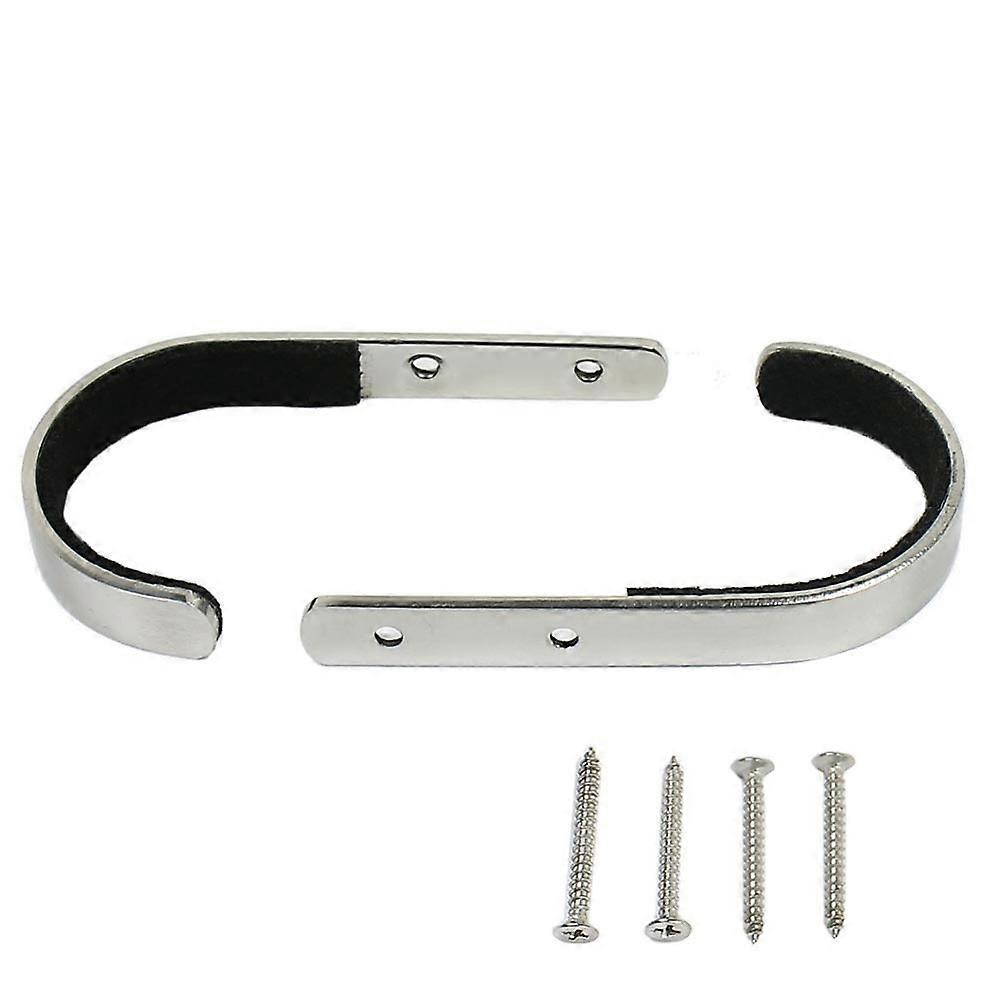 1 Pair Rifle Wall Mount Storage Rack J Shape Anti-Scratch Hooks Hangers Holder